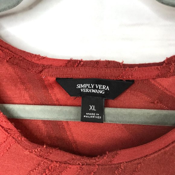 *3/$18*Simply Vera Vera Wang Texture Tee - Picture 5 of 8